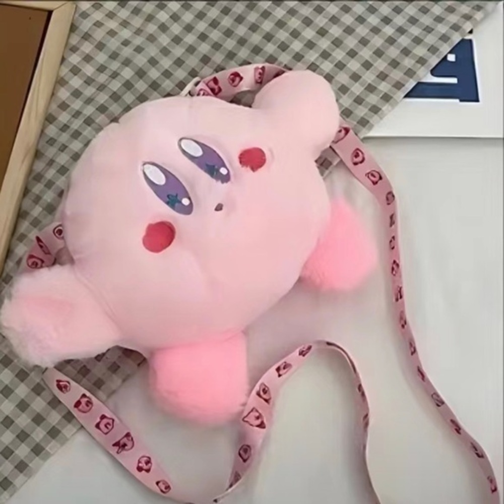 Kirby‎ stuffed animal style mini purse